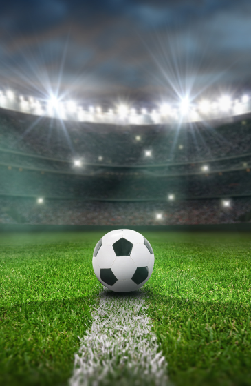 Futebol - bola no meio do campo