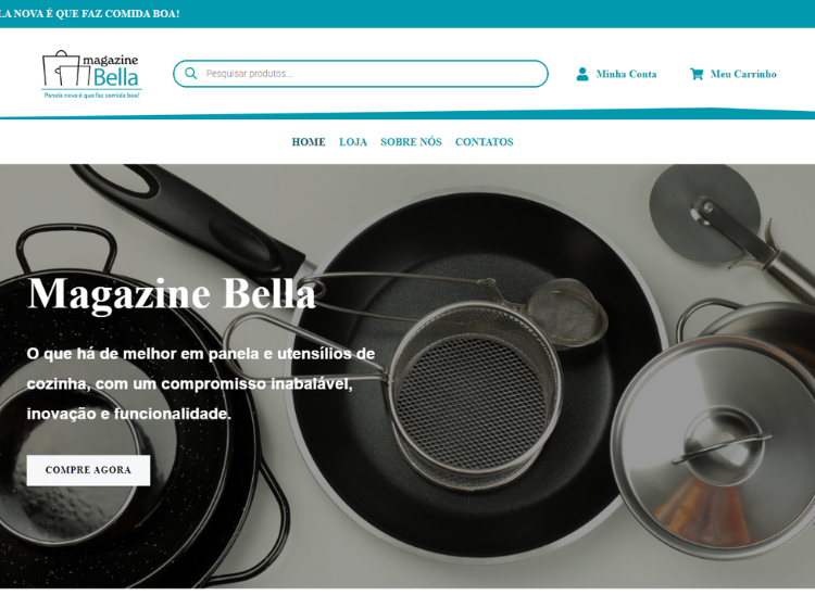 Criação de Loja virtual de utensílios com foco em SEO e performance