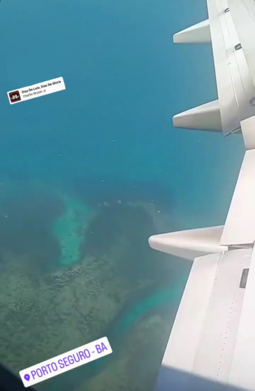 Viagem - Porto Seguro vista do avião